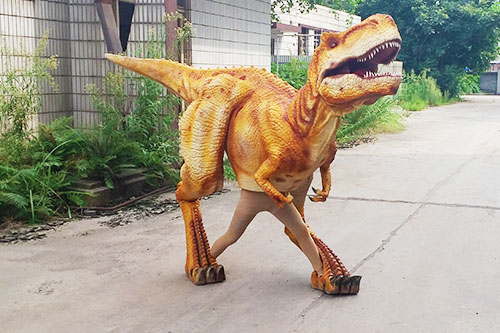 Disfraz de dinosaurio mecánico de gran tamaño